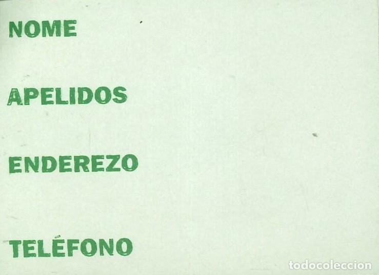 Pegatinas de colecci&oacute;n: PEGATINA - ADHESIVO - GALLEGA - NOME - APELIDOS - ENDEREZO - TELEFONO