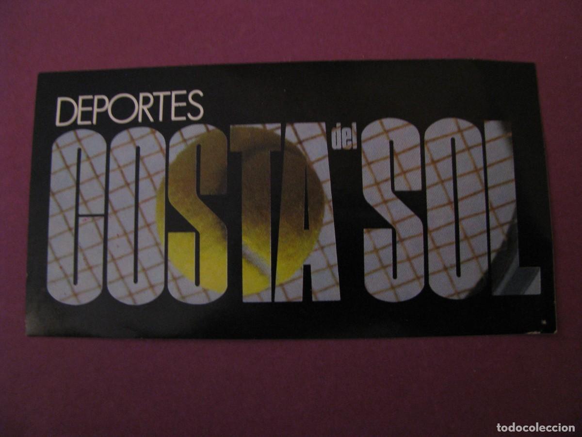 Pegatinas de colecci&oacute;n: PEGATINA DEPORTES COSTA DEL SOL. 9,5X5 CM