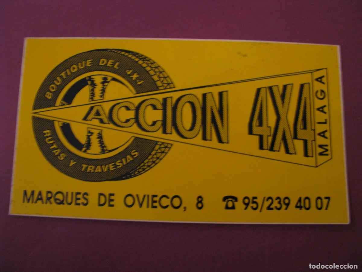 Pegatinas de colecci&oacute;n: PEGATINA BOUTIQUE DEL 4X4. ACCION 4X4. MALAGA. 12X6,5 CM