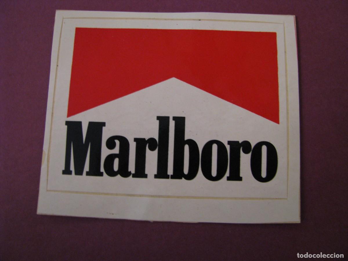 Pegatinas de colecci&oacute;n: PEGATINA MARLBORO. 7X5,5 CM