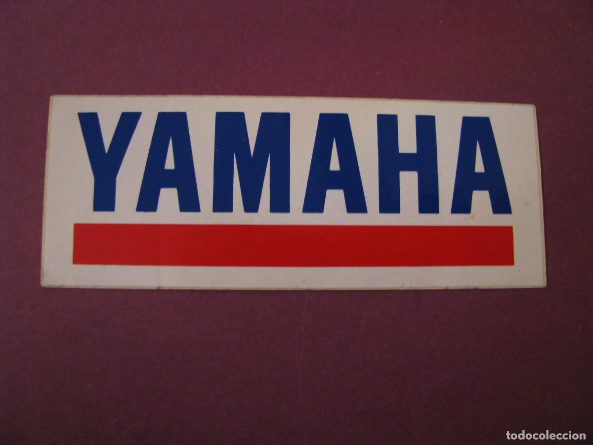 Pegatinas de colecci&oacute;n: PEGATINA YAMAHA. 9X3,5 CM