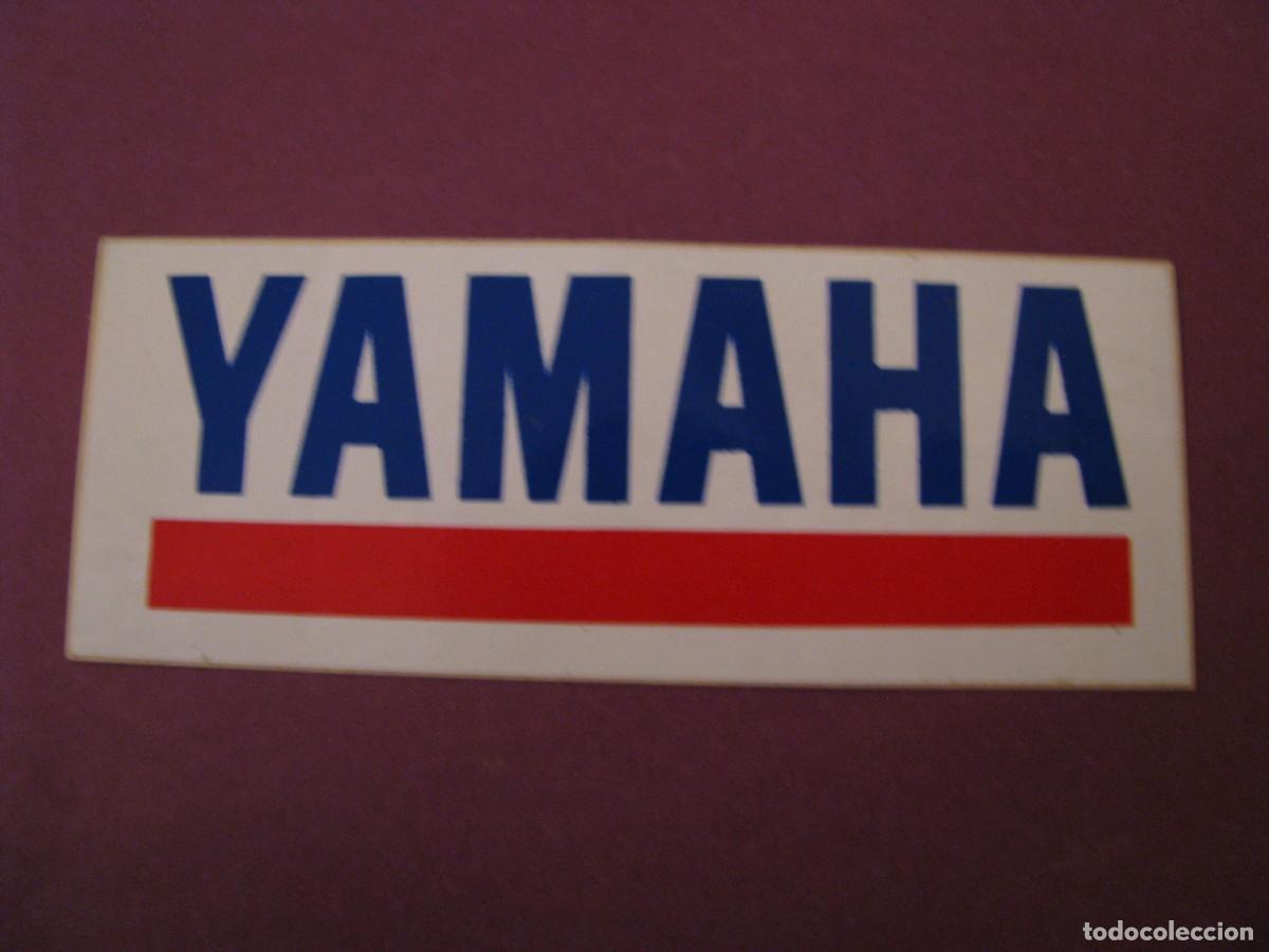 Pegatinas de colecci&oacute;n: PEGATINA YAMAHA. 9X3,5 CM