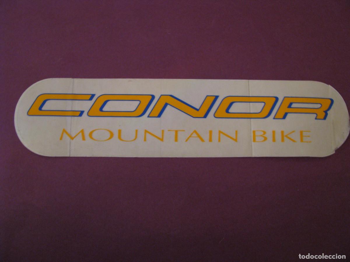 Pegatinas de colecci&oacute;n: PEGATINA CONOR MOUNTAIN BIKE. 19X4,5 CM. TIENE DESPERFECTOS