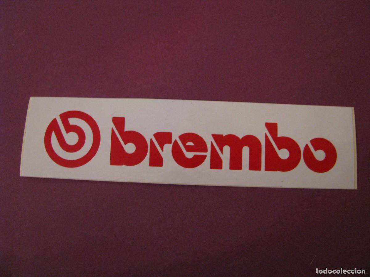 Pegatinas de colecci&oacute;n: PEGATINA BREMBO. 12X3 CM