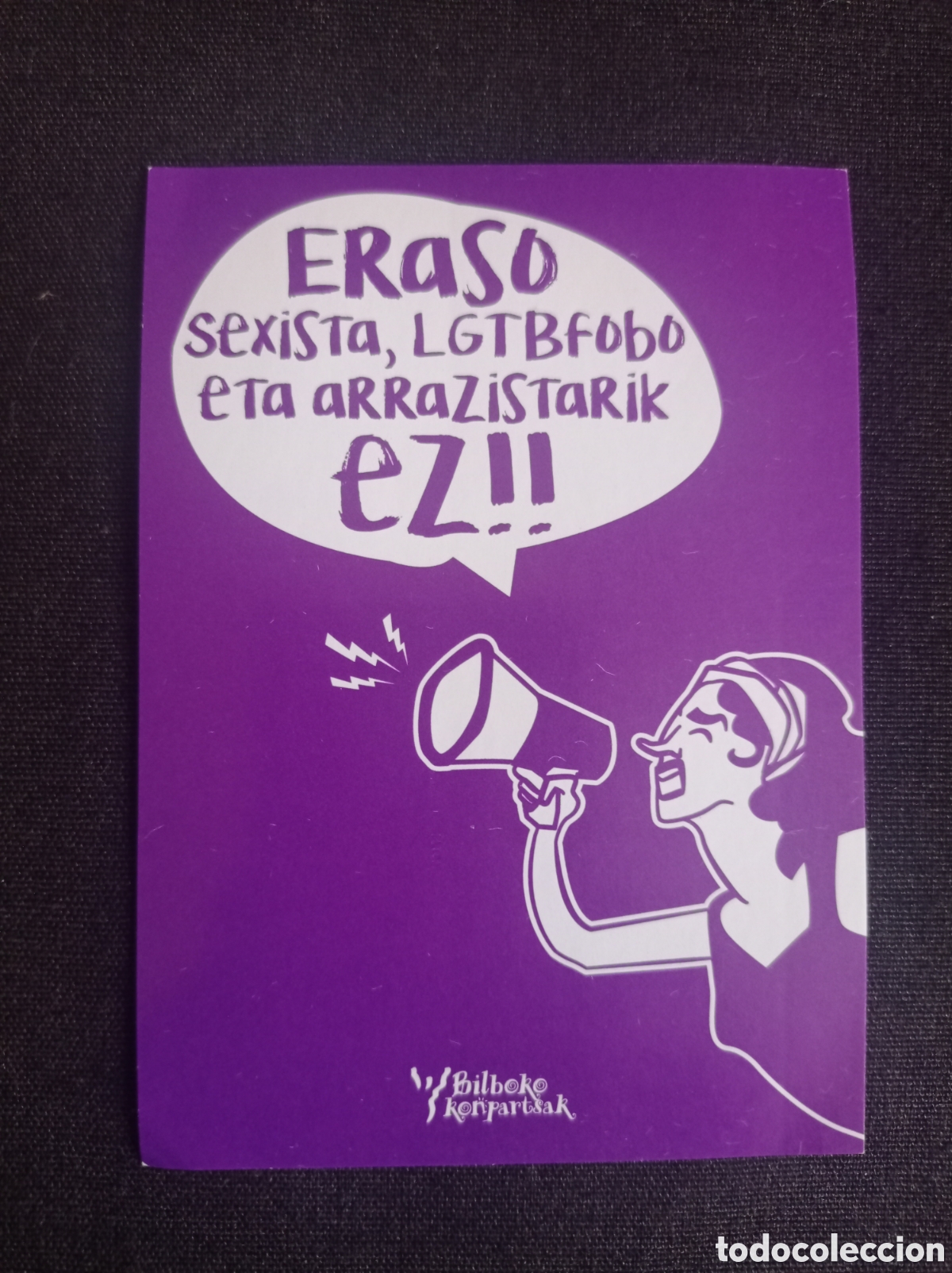 Pegatinas de colecci&oacute;n: Pegatina pol&iacute;tica No a la agresi&oacute;n sexista