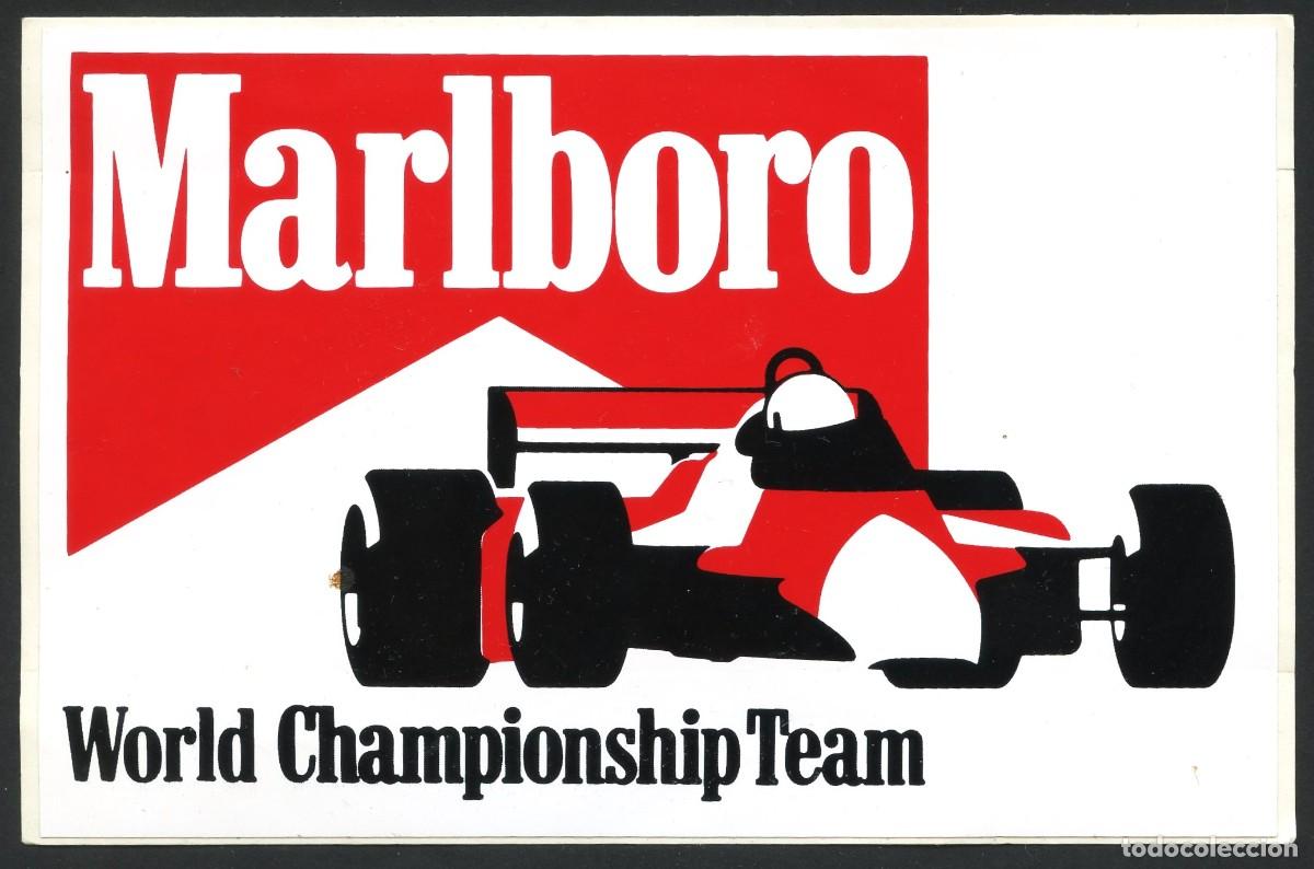 Pegatinas de colecci&oacute;n: AUTOMOVILISMO, PEGATINA, MARLBORO, WORLD CHAMPIONSHIP TEAM