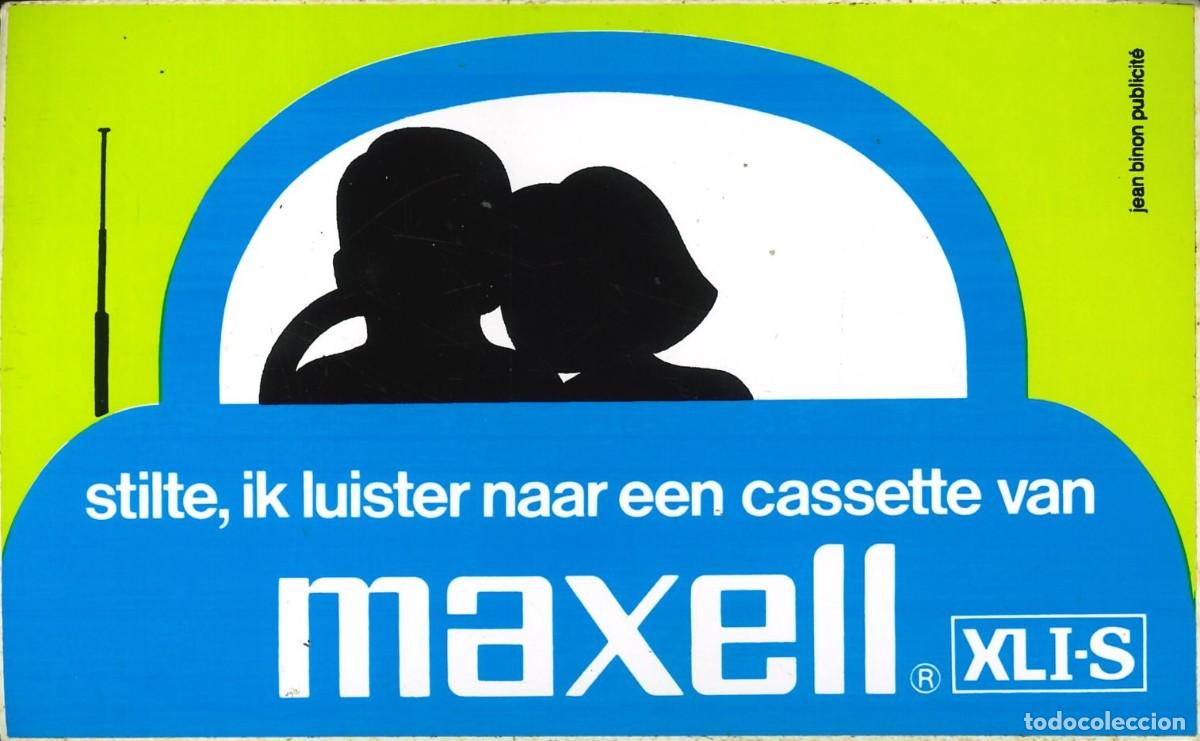 Pegatinas de colecci&oacute;n: PEGATINA - ADHESIVO - EXTRANJERAS - HOLANDA - CASSETTE MAXELL