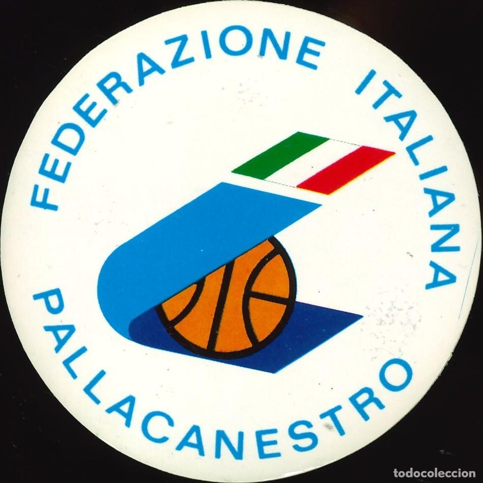 Pegatinas de colecci&oacute;n: PEGATINA - ADHESIVO - EXTRANJERAS - ITALIA - FEDERACION ITALIANA DE BALONCESTO