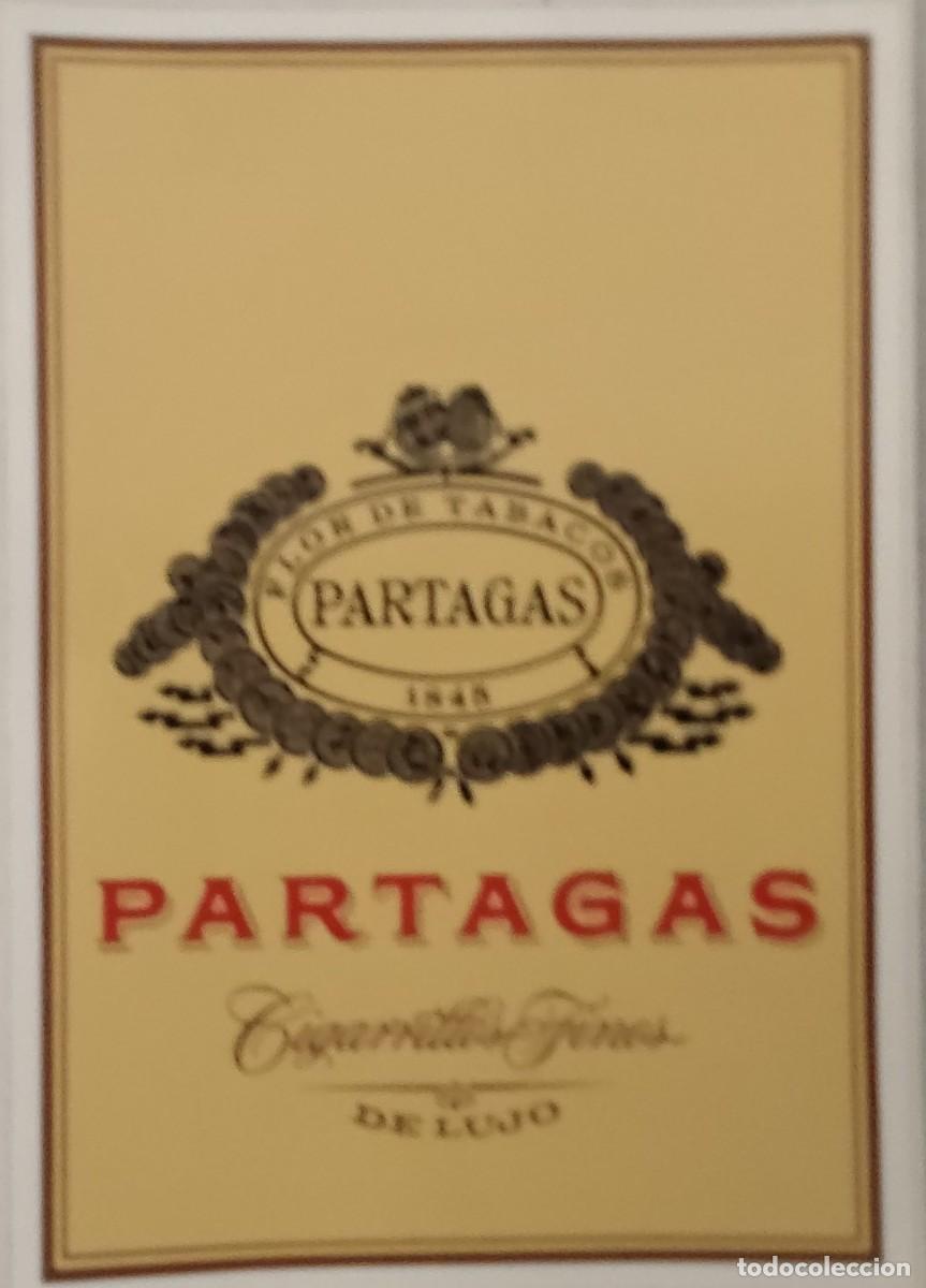 Pegatinas de colecci&oacute;n: ANTIGUA PEGATINA &rdquo;PARTAGAS&rdquo;, 14X20 CM
