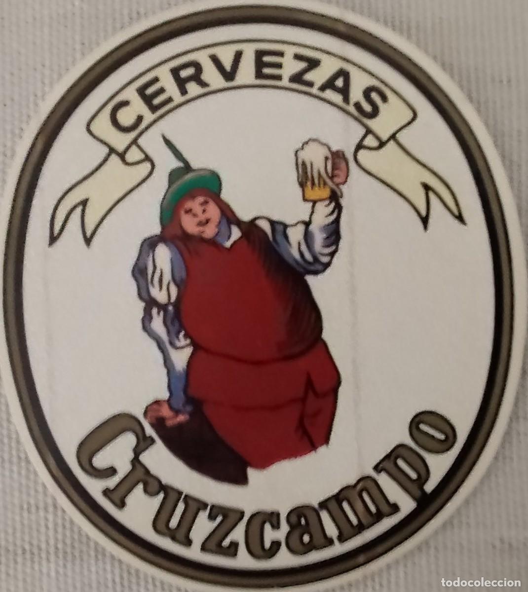 Pegatinas de colecci&oacute;n: ANTIGUA PEGATINA &rdquo;CERVEZAS CRUZCAMPO&rdquo;