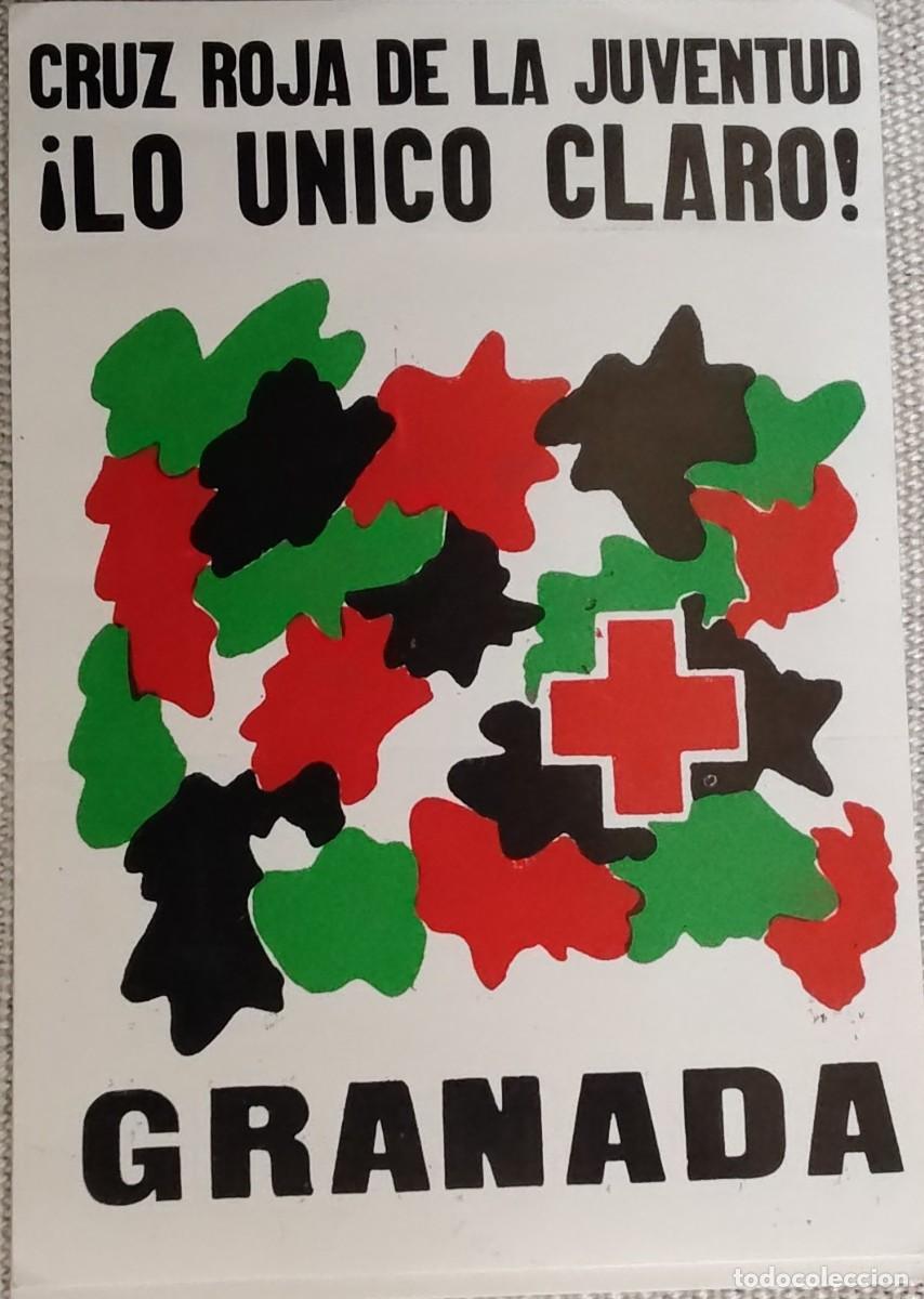 Pegatinas de colecci&oacute;n: ANTIGUA PEGATINA &rdquo;CRUZ ROJA DE LA JUVENTUD, GRANADA&rdquo;