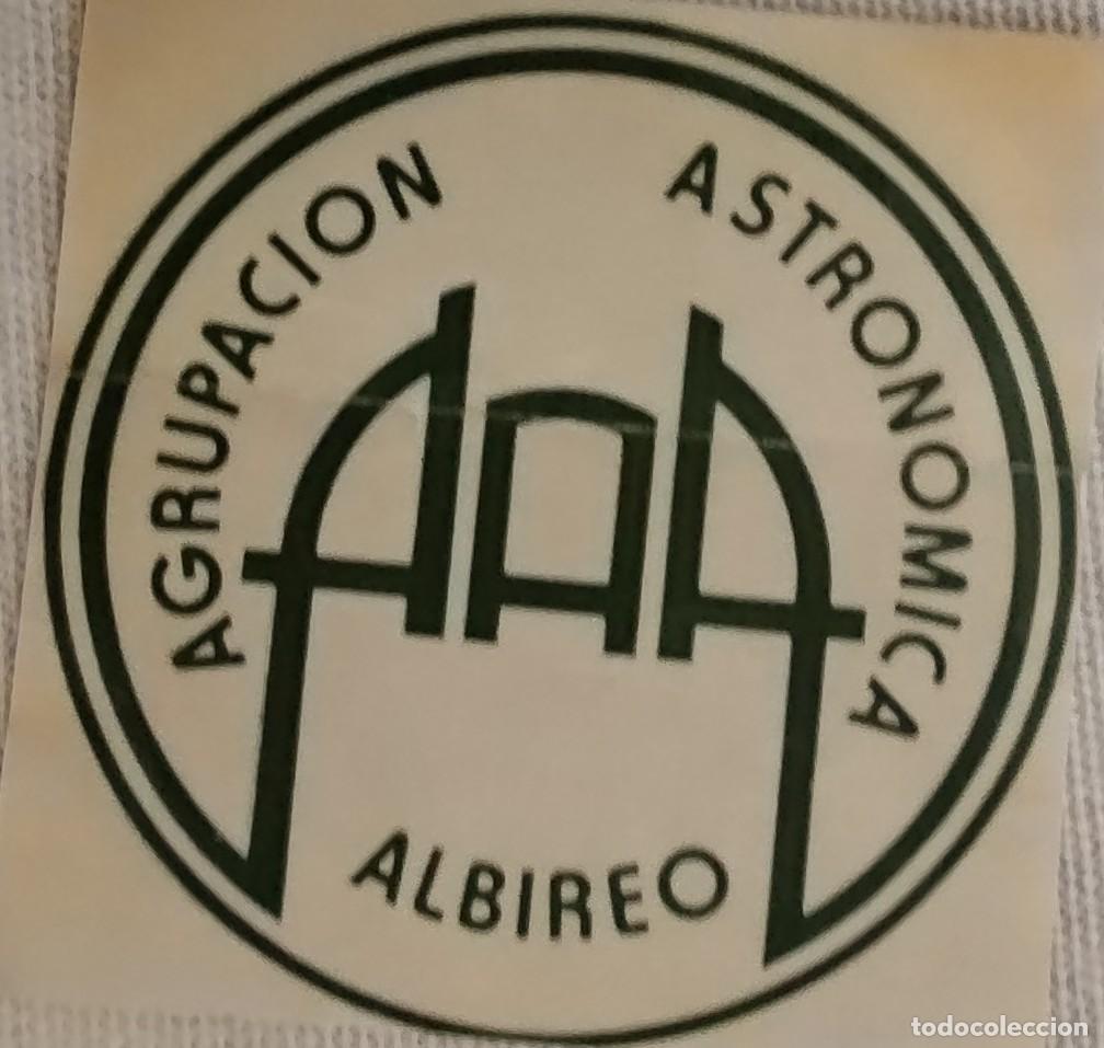 Pegatinas de colecci&oacute;n: ANTIGUA PEGATINA &rdquo;AGRUPACION ASTRONOMICA ALBIREO&rdquo;