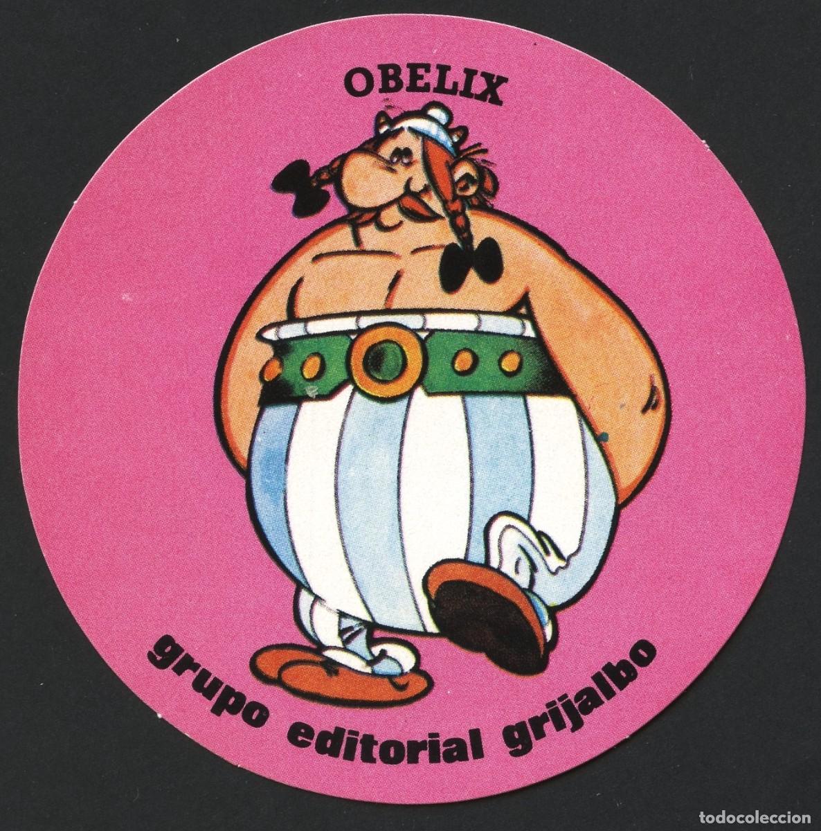 Pegatinas de colecci&oacute;n: PEGATINA, GRUPO EDITORIAL GRIJALBO, OBELIX
