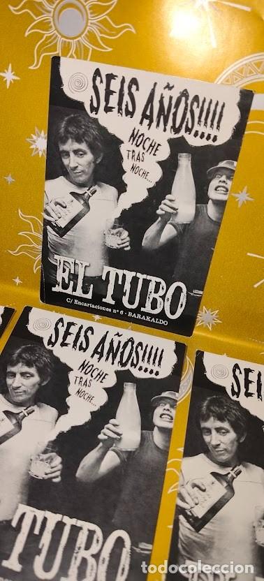 Pegatinas de colecci&oacute;n: 7 pegatinas El Tubo Barakaldo &ndash; 6&ordm; aniversario &ndash; sala rock &ndash; C/ Encartaciones &ndash; sin usar