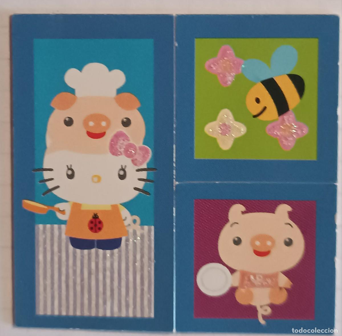 Pegatinas de colecci&oacute;n: MINI pegatinas CHEETOS HELLO KITY PURPURINA