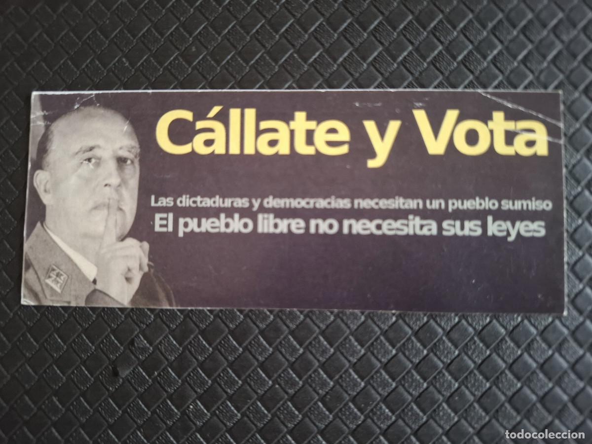 Autocollants de collection: Pegatina pol&iacute;tica nueva