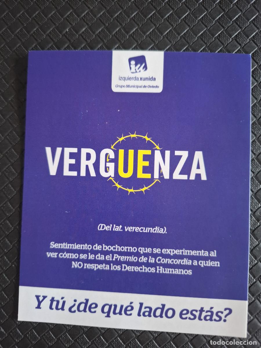 Pegatinas de colecci&oacute;n: Pegatina pol&iacute;tica nueva