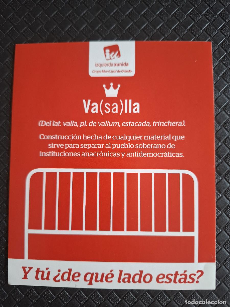 Pegatinas de colecci&oacute;n: Pegatina pol&iacute;tica nueva