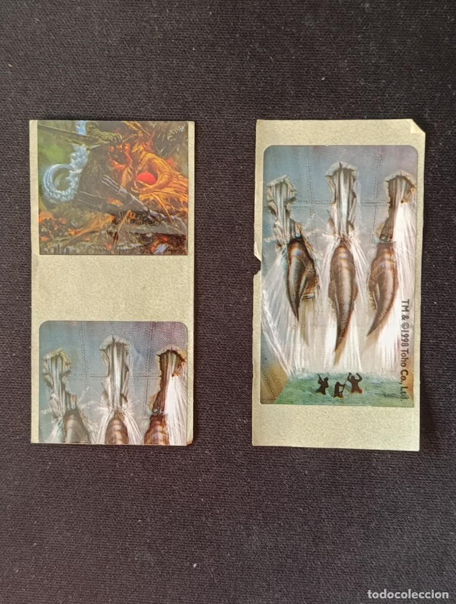 Pegatinas de colecci&oacute;n: PEGATINAS CHICLE GODZILLA (DEFECTUOSAS)