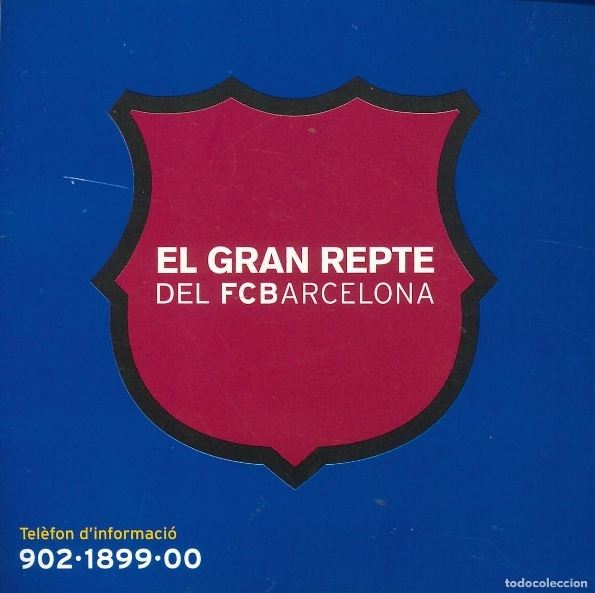 Pegatinas de colecci&oacute;n: PEGATINA - ADHESIVO - FUTBOL - BARCELONA - EL GRAN REPTE DEL F.C. BARCELONA (902 1899 00)