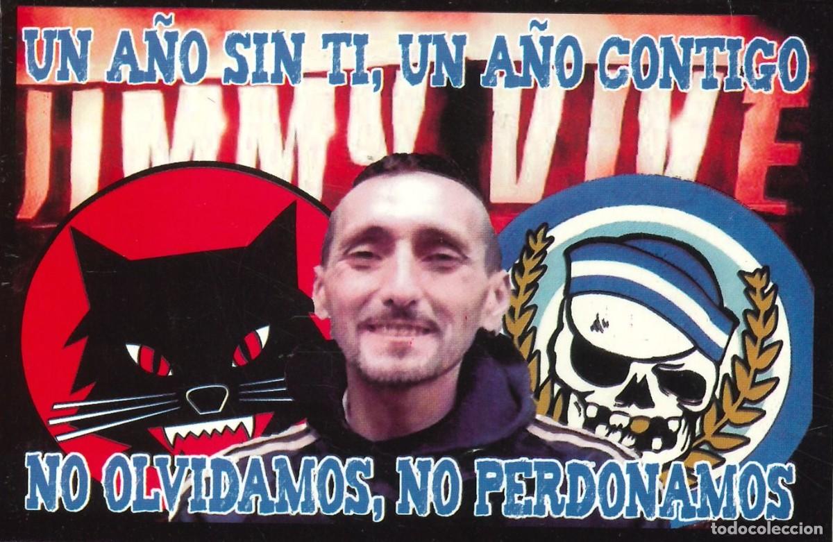 Pegatinas de colecci&oacute;n: PEGATINA - ADHESIVO - FUTBOL - DEPORTIVO CORU&Ntilde;A - DEPOR - JIMMY VIVE - UN ANO SIN TI -UN A&Ntilde;O CONTIGO