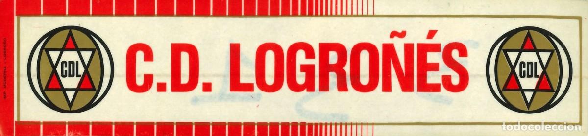 Pegatinas de colecci&oacute;n: PEGATINA - ADHESIVO - FUTBOL - C.D. LOGRO&Ntilde;ES