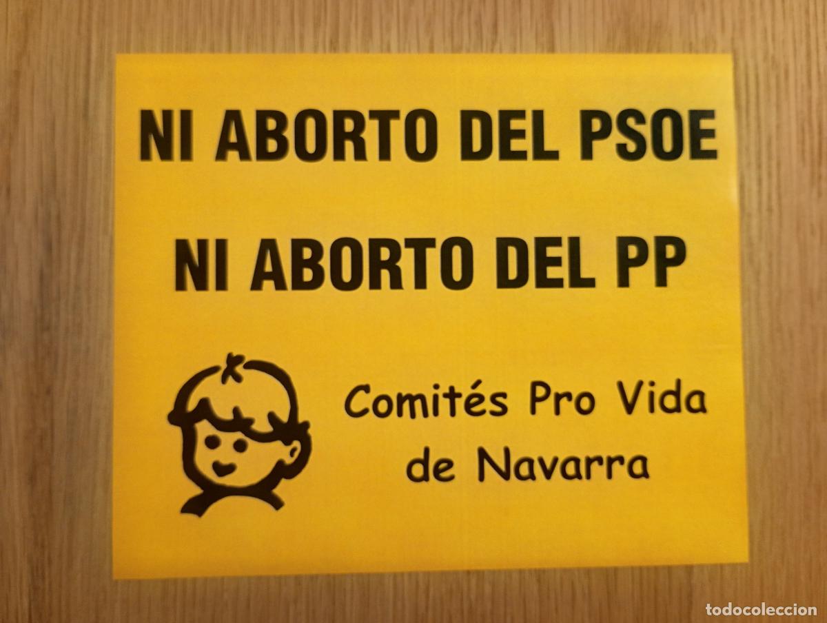 Pegatinas de colecci&oacute;n: Pegatina pol&iacute;tica. Pamplona, Navarra.
