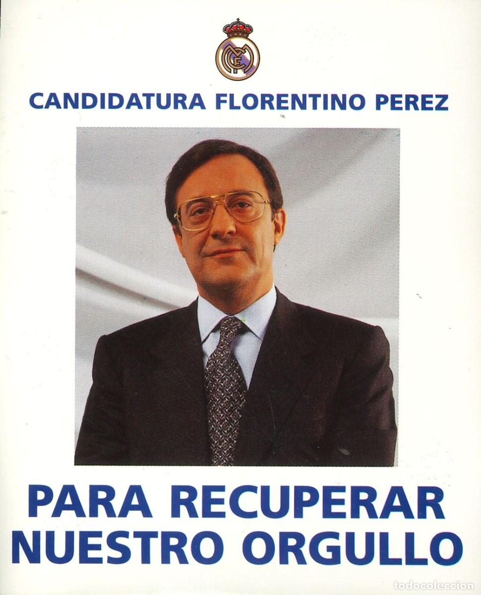 Pegatinas de colecci&oacute;n: PEGATINA - ADHESIVO - F&Uacute;TBOL - REAL MADRID - CANDIDATURA FLORENTINO PEREZ