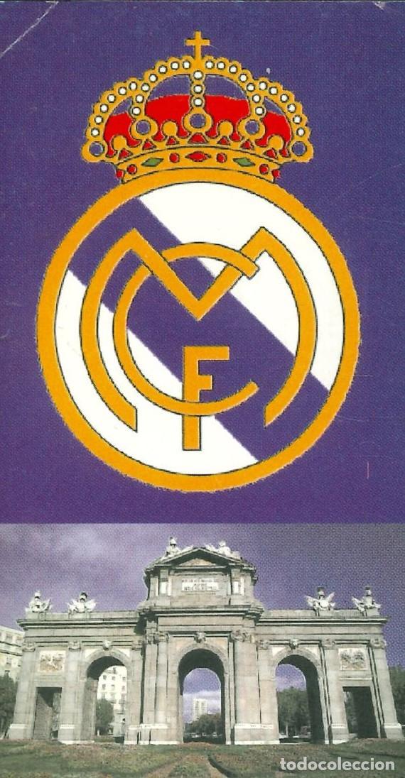 Pegatinas de colecci&oacute;n: PEGATINA - ADHESIVO - FUTBOL - REAL MADRID - ESCUDO Y PUERTA DE ALCALA