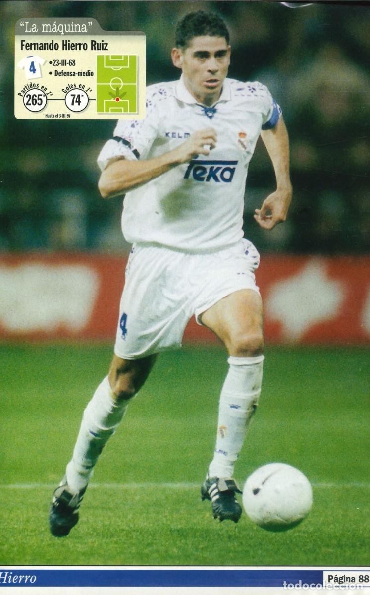 Pegatinas de colecci&oacute;n: PEGATINA - ADHESIVO - FUTBOL - REAL MADRID - FERNANDO HIERRO - LA MAQUINA - PAGINA 88