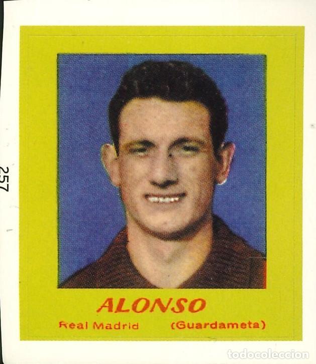 Pegatinas de colecci&oacute;n: PEGATINA - ADHESIVO - FUTBOL - REAL MADRID - ALONSO - GUARDAMETA - N&ordm; 257 (REPRODUCCION)
