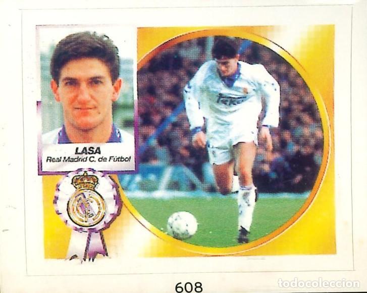 Pegatinas de colecci&oacute;n: PEGATINA - ADHESIVO - FUTBOL - REAL MADRID - 1994-1995 - 94-95 - LASA - N&ordm; 608 (REPRODUCCION)