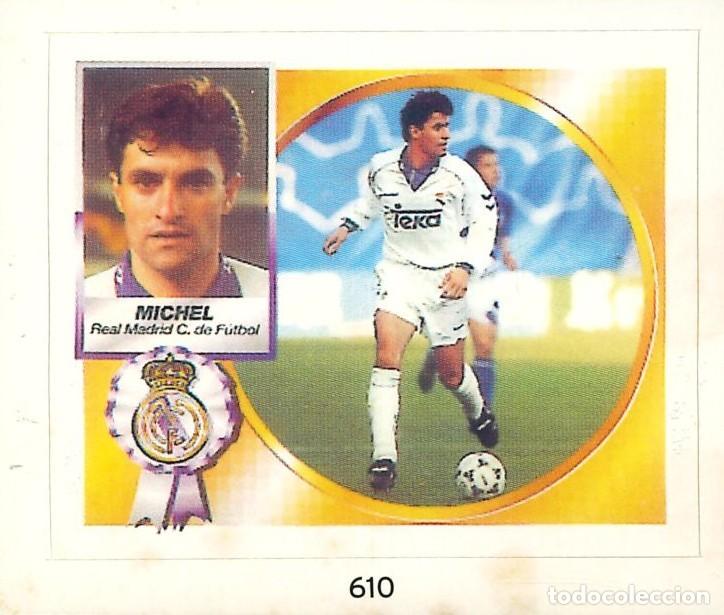 Pegatinas de colecci&oacute;n: PEGATINA - ADHESIVO - FUTBOL - REAL MADRID - 1994-1995 - 94-95 - MICHEL - N&ordm; 610 (REPRODUCCION)