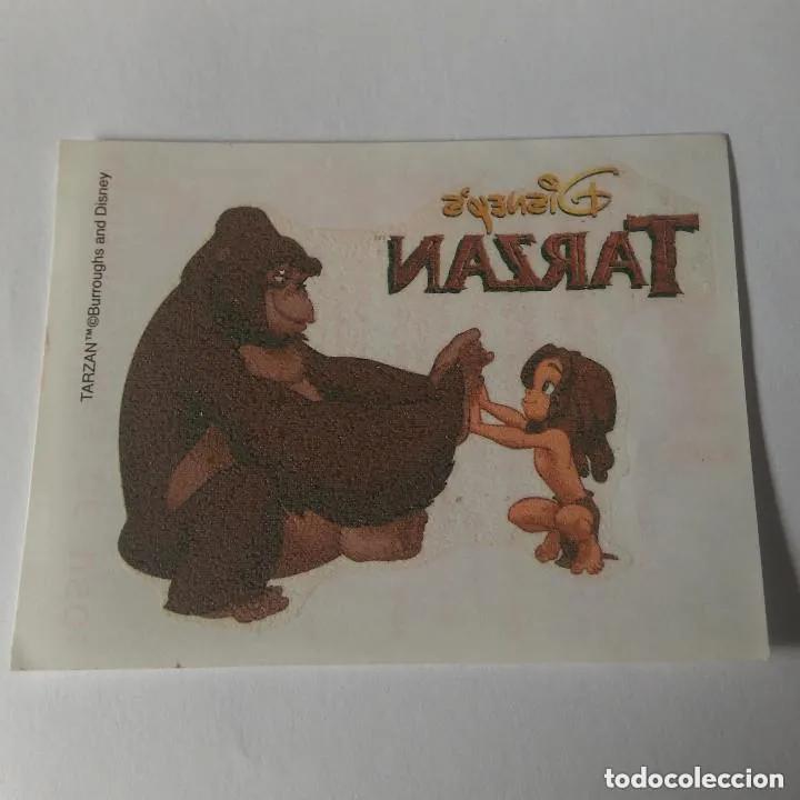 Pegatinas de colecci&oacute;n: no es una pegatina es un transfer DISNEY TARZ&Aacute;N CEREALES PMI para la ropa gorila