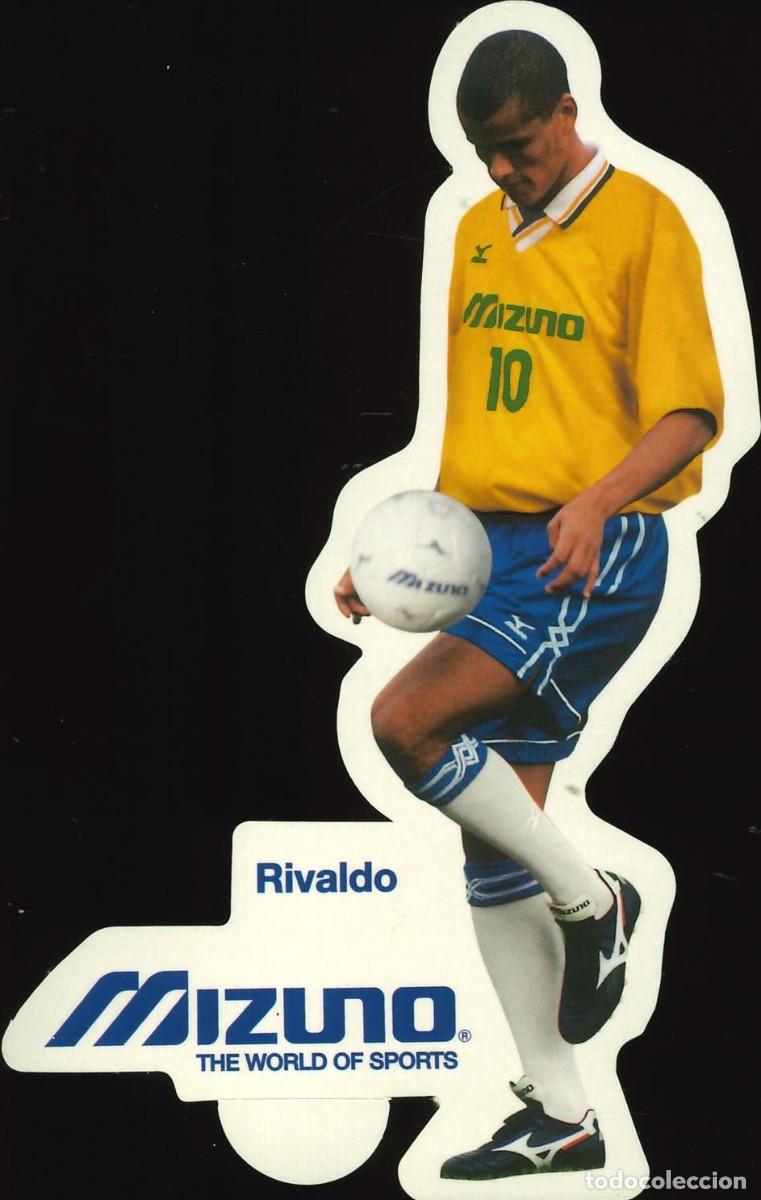 Pegatinas de colecci&oacute;n: PEGATINA - ADHESIVO - FUTBOL - SELECCIONES INTERNACIONALES - BRASIL - RIVALDO - MIZUNO