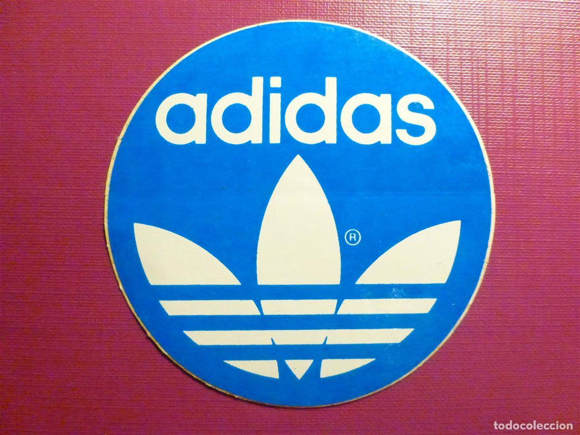 Pegatinas de colecci&oacute;n: Pegatina - Adhesivo, Sticker - Adidas - Material Deportivo, Zapatillas, Tiendas Deportes - 8 cm.