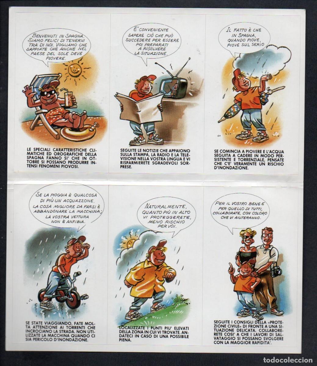 Pegatinas de colecci&oacute;n: DIPTICO CON 6 PEGATINAS, CONSEJOS DE LA DIRECCION GENERAL DE PROTECCION CIVIL 1991, MINIST. INTERIOR