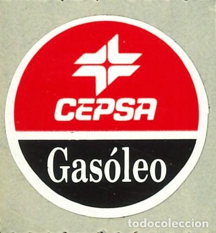 Pegatinas de colecci&oacute;n: PEGATINA - ADHESIVO - GASOILEOS - ACEITES - BUTANO - CEPSA - GASOLEO (3'5)
