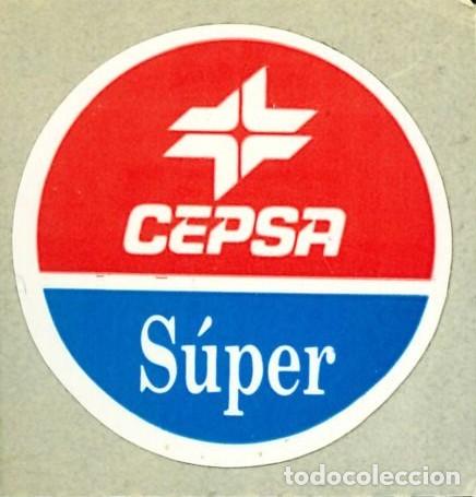 Pegatinas de colecci&oacute;n: PEGATINA - ADHESIVO - GASOILEOS - ACEITES - BUTANO - CEPSA - SUPER (3'5)