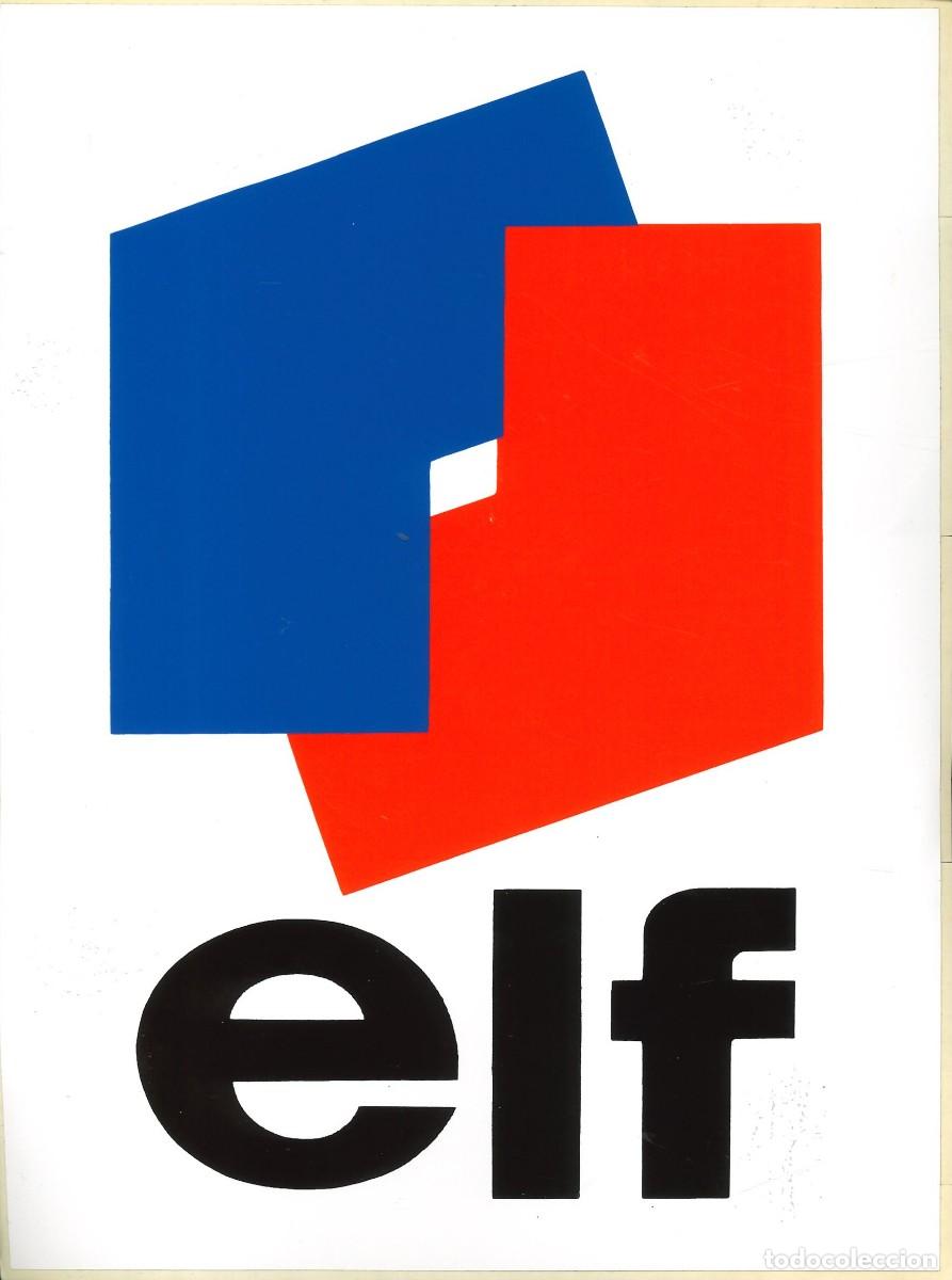 Pegatinas de colecci&oacute;n: PEGATINA - ADHESIVO - GASOILEOS - ACEITES - BUTANO - ELF (15 x 20)