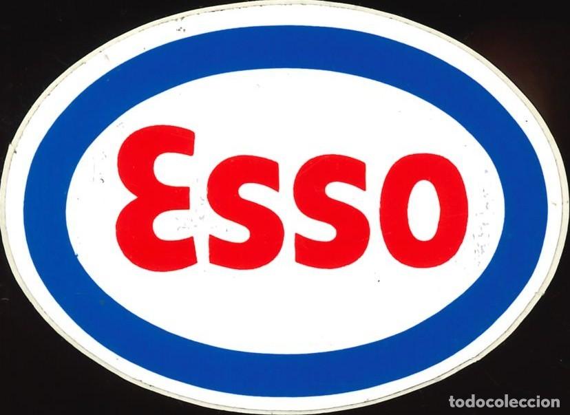 Pegatinas de colecci&oacute;n: PEGATINA - ADHESIVO - GASOILEOS - ACEITES - BUTANO - ESSO (7 x 5)