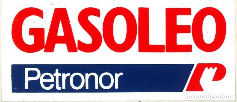 Pegatinas de colecci&oacute;n: PEGATINA - ADHESIVO - GASOILEOS - ACEITES - BUTANO - PETRONOR GASOLEO (7 x 3)