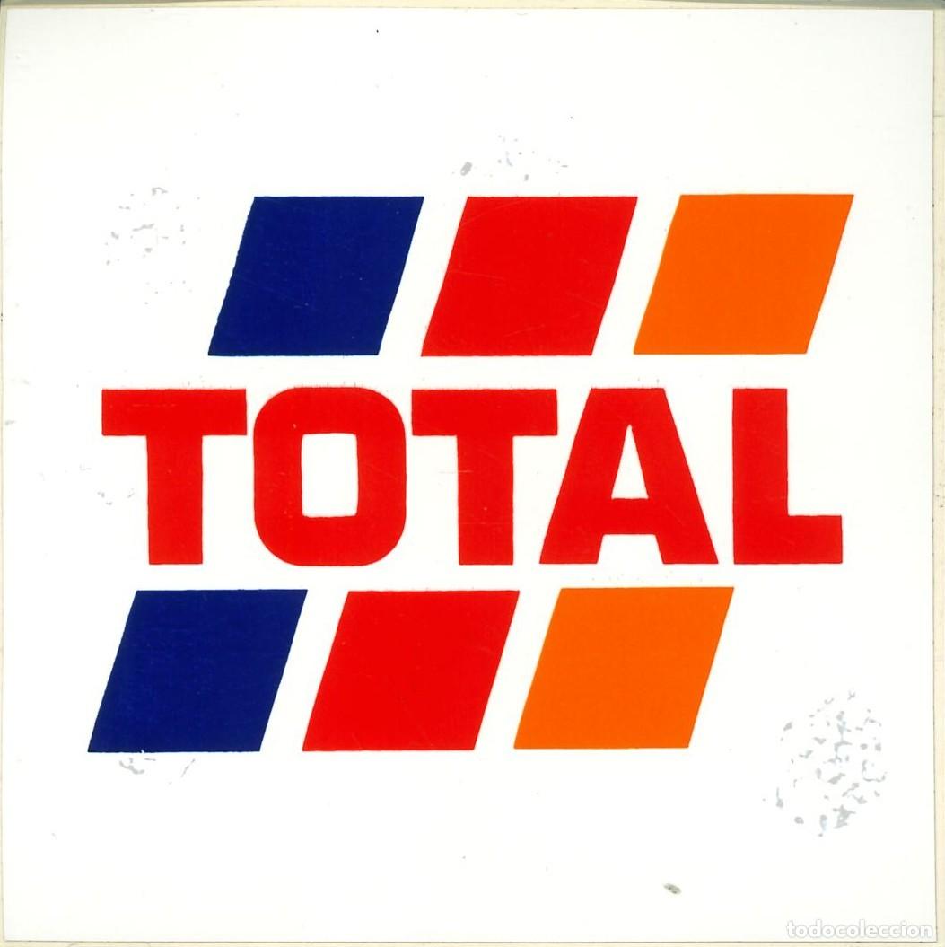 Pegatinas de colecci&oacute;n: PEGATINA - ADHESIVO - GASOILEOS - ACEITES - BUTANO - TOTAL (9 x 9)