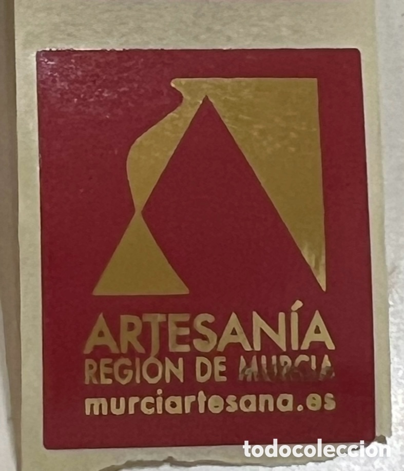 Pegatinas de colecci&oacute;n: Pegatina. Artesania. Regi&oacute;n de Murcia.