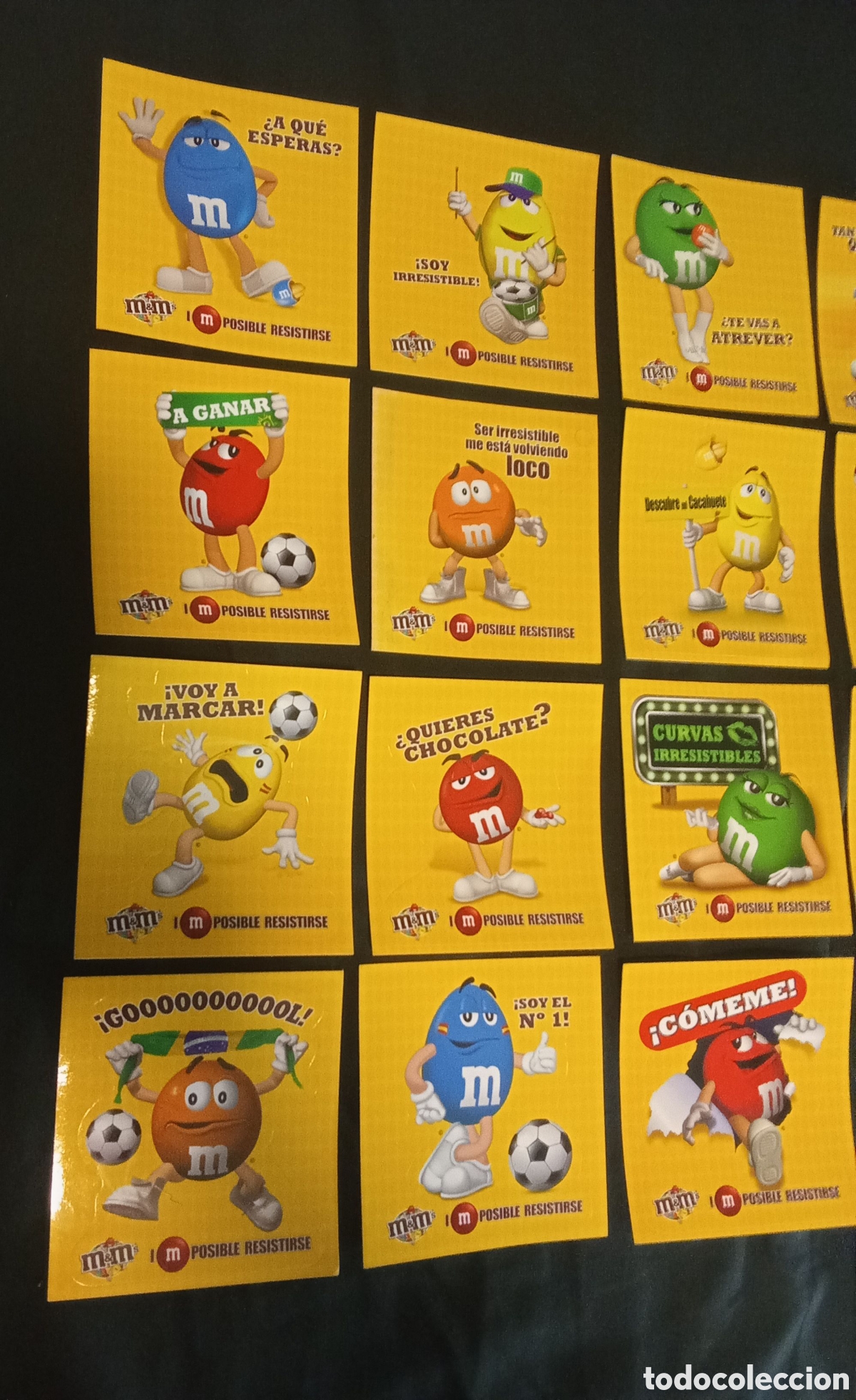 Pegatinas de colecci&oacute;n: COLECCI&Oacute;N DE 20 PEGATINAS m&ms - Foto 2