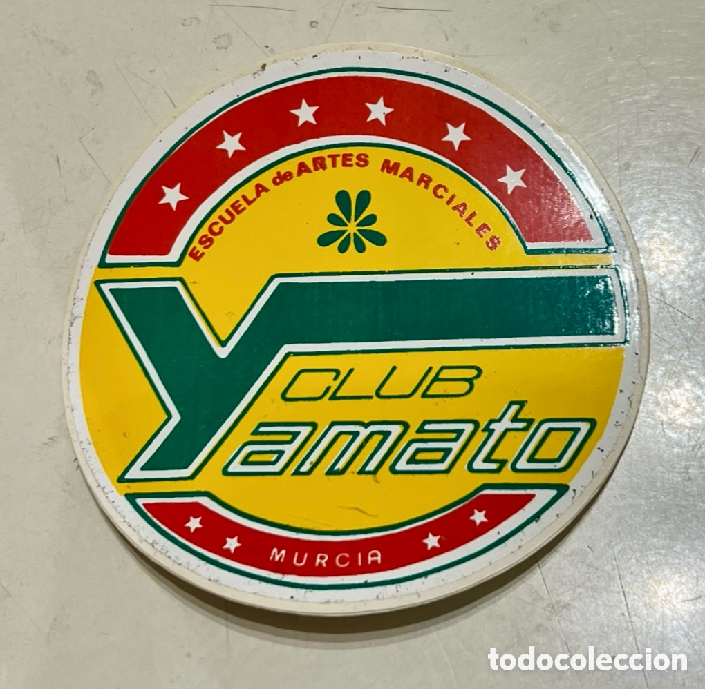 Pegatinas de colecci&oacute;n: Pegatina. Club YAMATO. Murcia. A&ntilde;os 80.