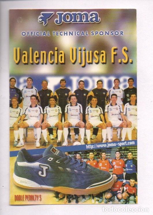 Pegatinas de colecci&oacute;n: ANTIGUA PEGATINA, JOMA - VALENCIA VIJUSA F.S. 7,5 X 11,5 CM. FUTBOL SALA.
