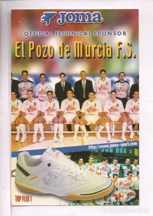 Pegatinas de colecci&oacute;n: ANTIGUA PEGATINA, JOMA - EL POZO DE MURCIA F.S.. 7,5 X 11,5 CM. FUTBOL SALA.