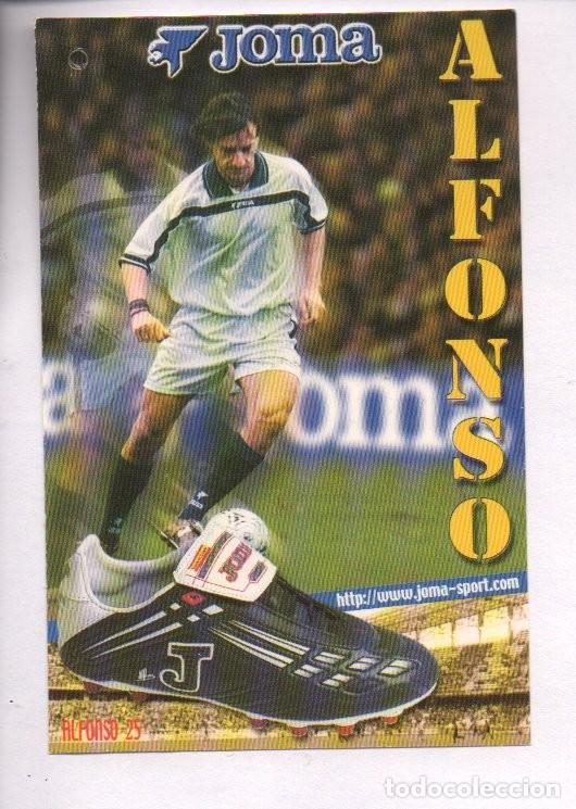 Pegatinas de colecci&oacute;n: ANTIGUA PEGATINA, JOMA - ALFONSO. 7,5 X 11,5 CM. FUTBOL
