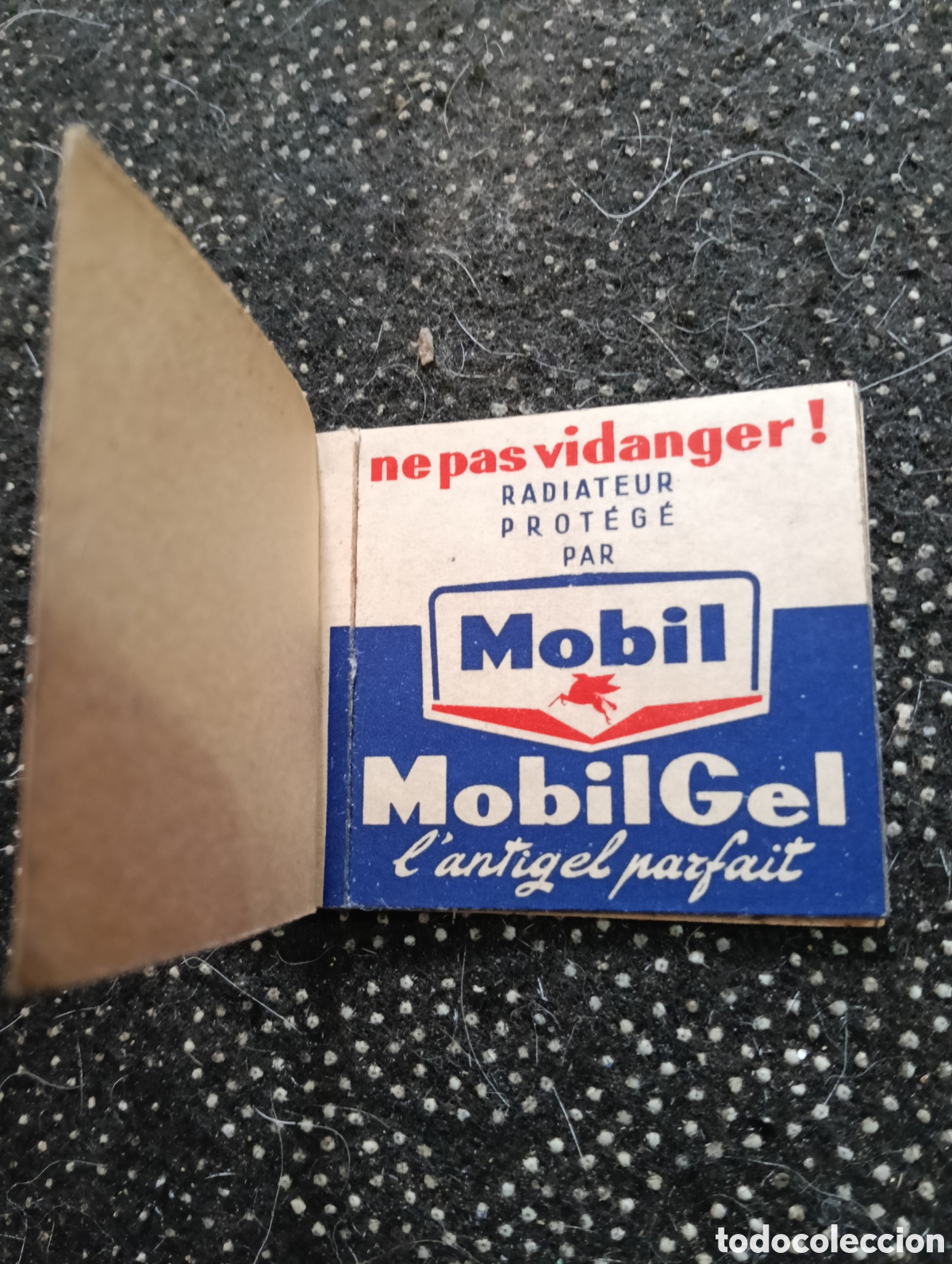 Pegatinas de colecci&oacute;n: Bloque completo de pegatinas MOBIL - GEL anticongelante frances